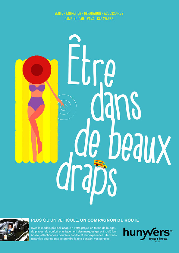 affiche pub extérieure